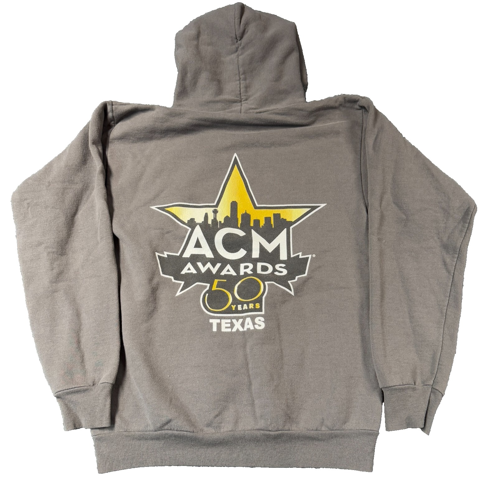 Academy Country Music Awards Hoodie Mens Small Sweatshirt Gray Music Euc
